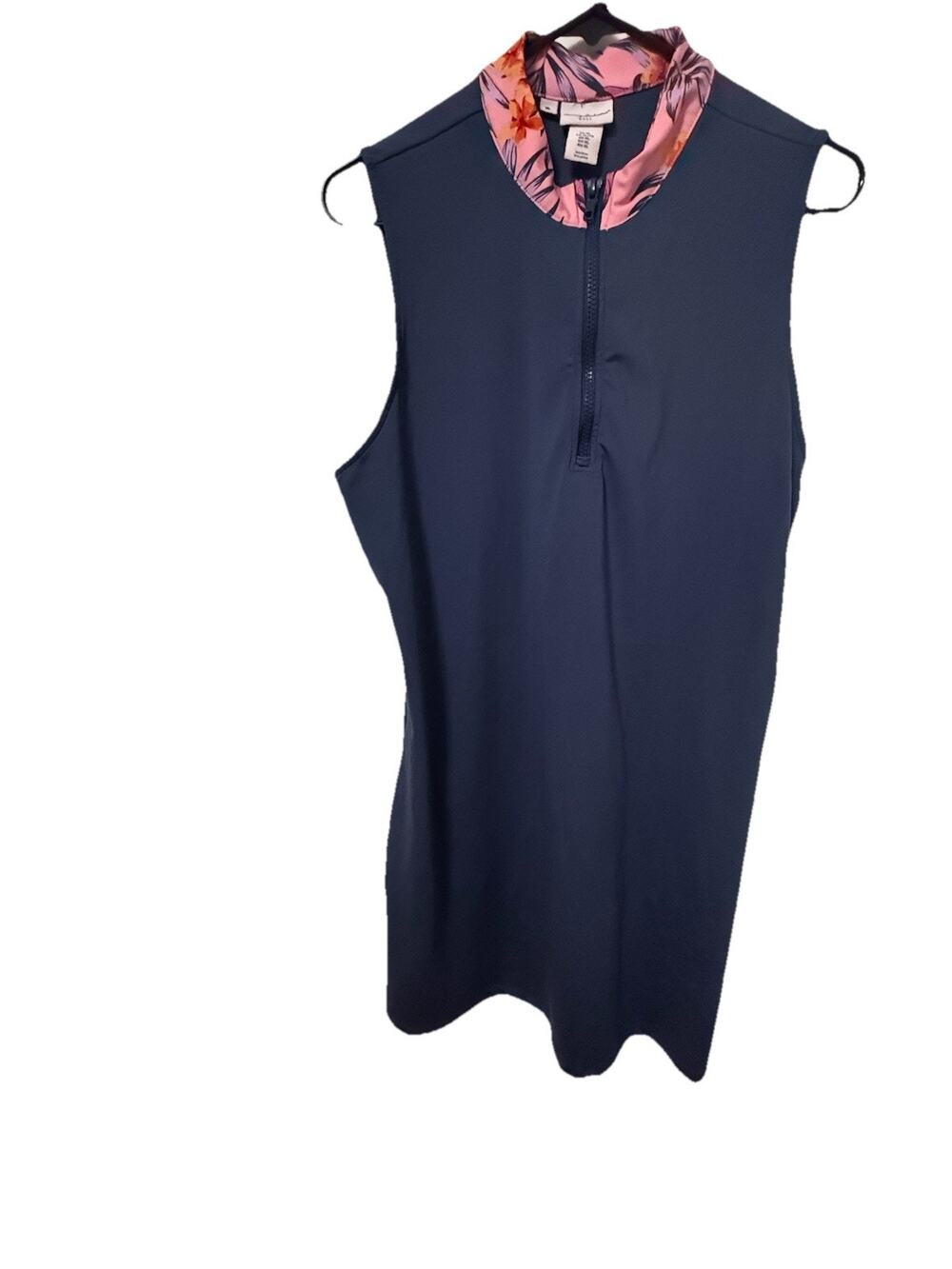 TOMMY BAHAMA GOLF Women’s Blue Active Mini Sleeveless Dress Size XL